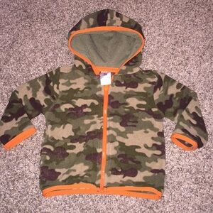 Garanimals Fleece Camouflage Orange ZipUp Hoodie